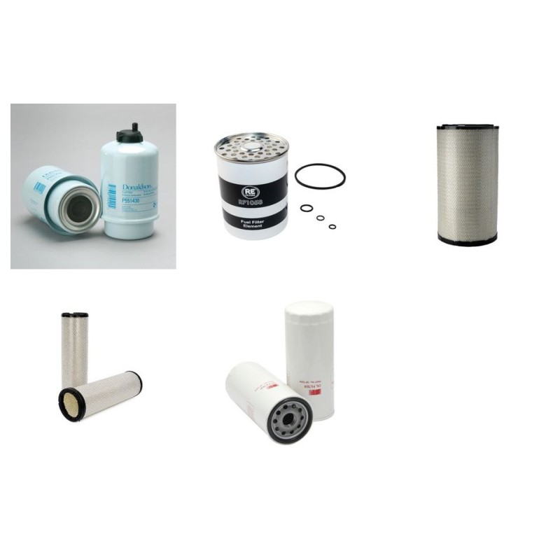 MASSEY FERGUSON 7278 CEREA Filter Service Kit Air Oil Fuel Filters w/SISU 645D Eng.