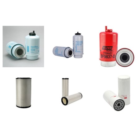 MASSEY FERGUSON 7278 CEREA Filter Service Kit Air Oil Fuel Filters w/SISU 84CTA Eng.