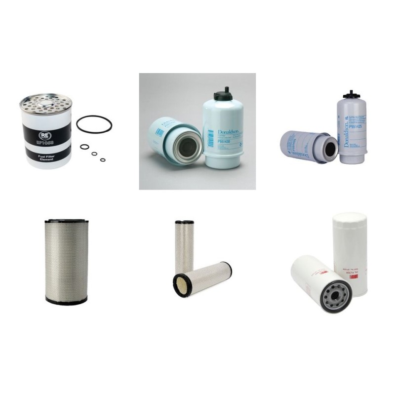 MASSEY FERGUSON 7282 CENTORA Filter Service Kit Air Oil Fuel Filters w/SISU 84CTA Eng.