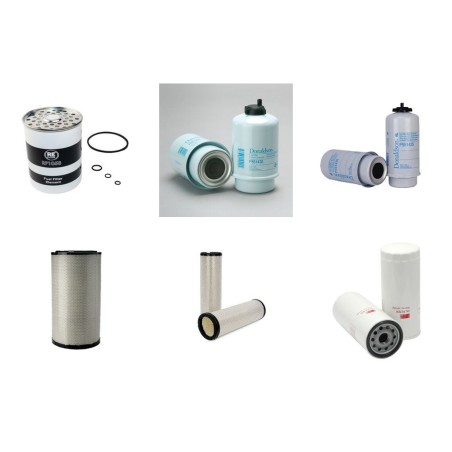 MASSEY FERGUSON 7282 CENTORA Filter Service Kit Air Oil Fuel Filters w/SISU 84CTA Eng.