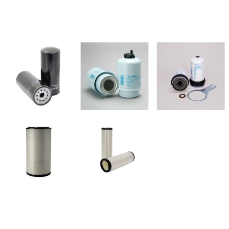 MASSEY FERGUSON 7370 BETA Filter Service Kit Air Oil Fuel Filters w/SISU 84AWI708 Eng.   YR  2012-