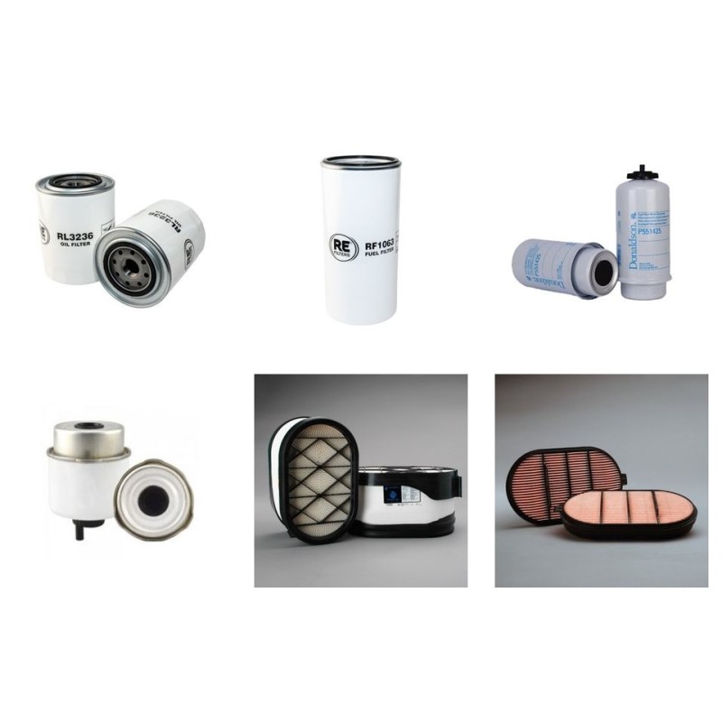 MASSEY FERGUSON 7495 DYNA VT Filter Service Kit Air Oil Fuel Filters w/SISU TIERIII Eng.   YR  2012- 195 CH
