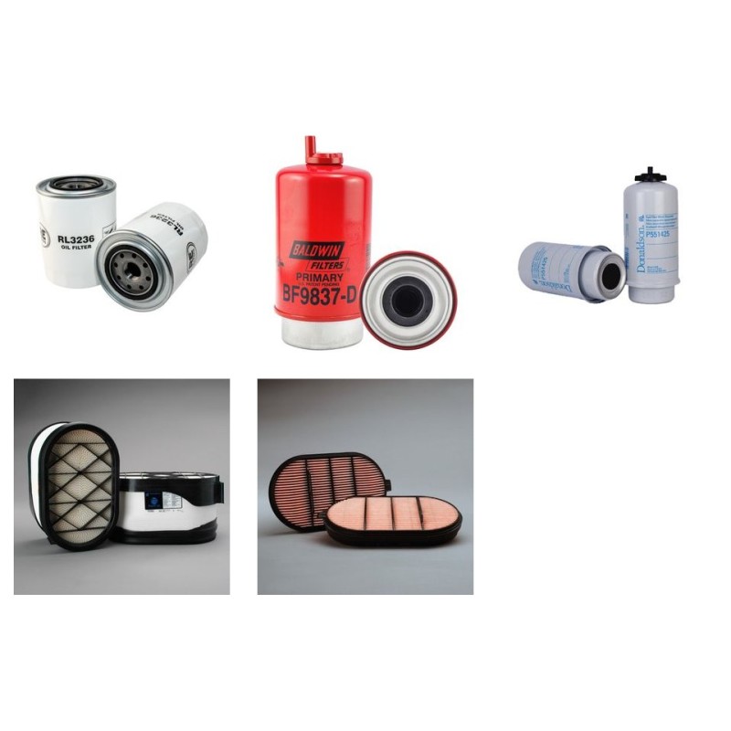 MASSEY FERGUSON 7497 Filter Service Kit Air Oil Fuel Filters w/SISU  Eng.   YR  2006-