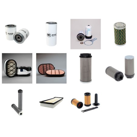 MASSEY FERGUSON 7624 DYNA VT Filter Service Kit w/SISU 6.6 Eng.   YR  2013- 235 CH TIER 3B