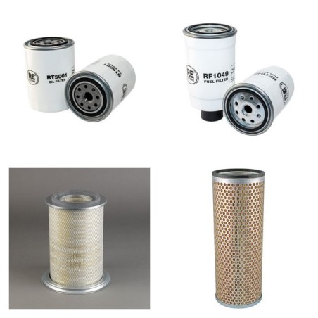 MASSEY FERGUSON 8130 Filter Service Kit Air Oil Fuel Filters w/Perkins  Eng.