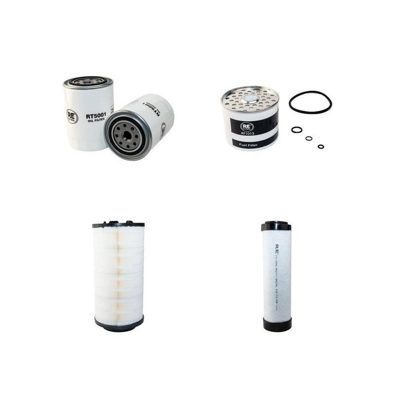 MASSEY FERGUSON 8210 Filter Service Kit Air Oil Fuel Filters w/Perkins 1006.6 Eng.