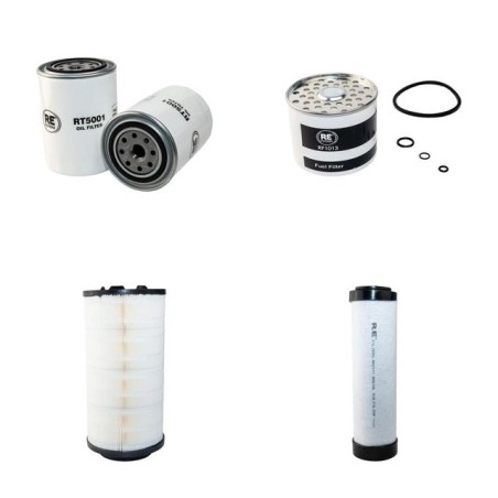 MASSEY FERGUSON 8210 Filter Service Kit Air Oil Fuel Filters w/Perkins 1006.6 Eng.