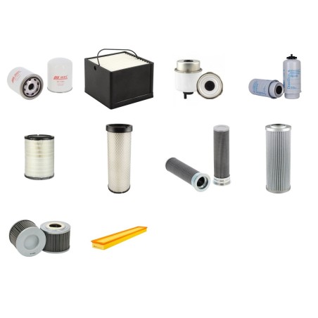 MASSEY FERGUSON 8280 XTRA Filter Service Kit w/SISU 645DSBAE Eng.