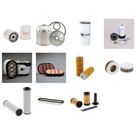 MASSEY FERGUSON 8660 Filter Service Kit w/SISU 84AW656 Eng.   YR  2013-  STAGE 3B/TIERIV