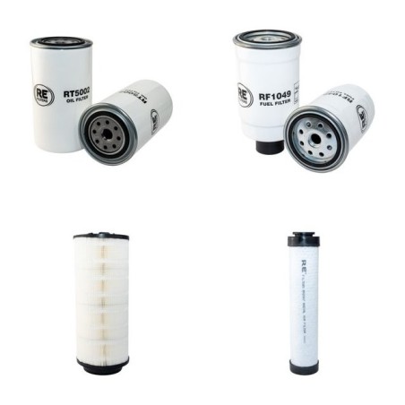 MASSEY FERGUSON 8947 XTRA Filter Service Kit Air Oil Fuel Filters w/Perkins  Eng.