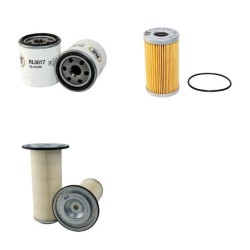 MASSEY FERGUSON MF 1240 Filter Service Kit Air Oil Fuel Filters w/ISEKI E3-AD1 Eng.