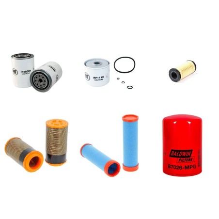 MASSEY FERGUSON MF 455 XTRA Filter Service Kit w/Perkins  Eng.