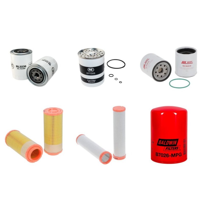 MASSEY FERGUSON MF 480 XTRA Filter Service Kit w/SISU  Eng.