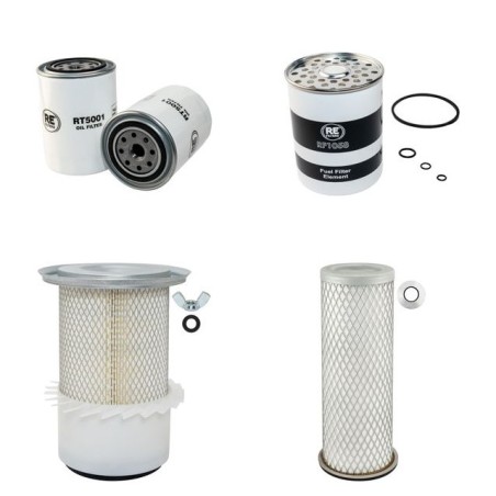 MASSEY FERGUSON MF 50 HX SERIE T        . Filter Service Kit Air Oil Fuel Filters w/Perkins  Eng.