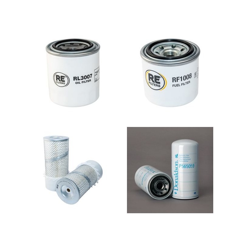 MASSEY FERGUSON MF 506 Filter Service Kit w/Kubota D1105E Eng.