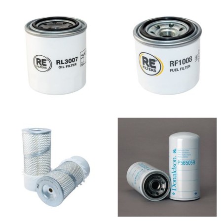 MASSEY FERGUSON MF 506 Filter Service Kit w/Kubota D1105E Eng.