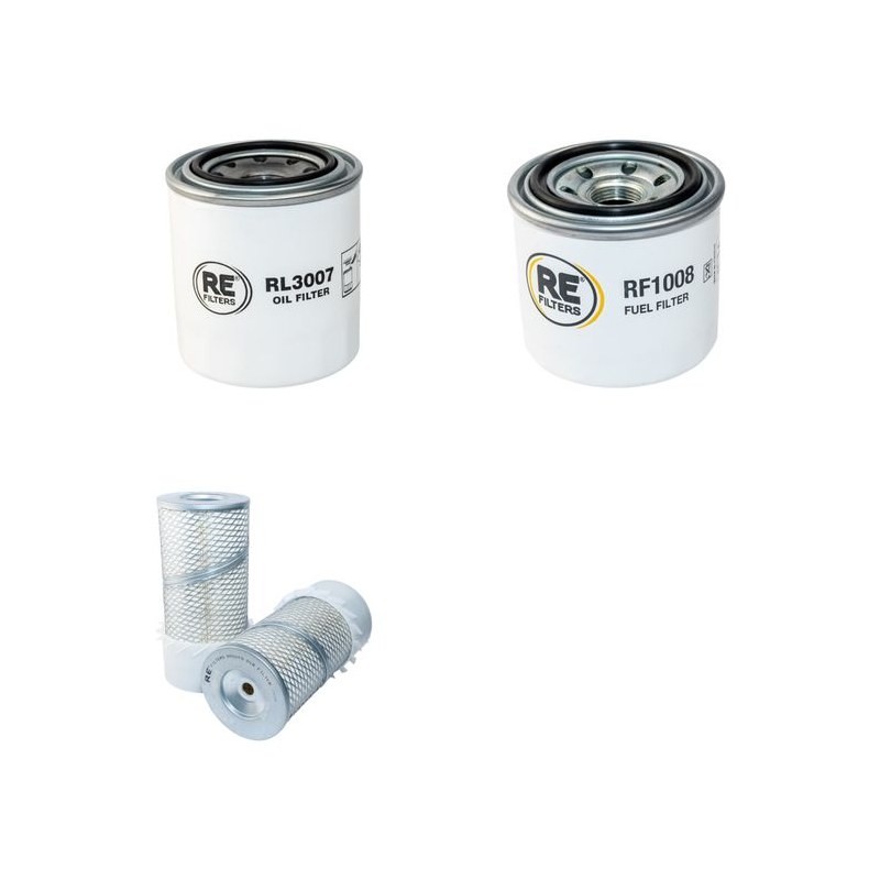 MASSEY FERGUSON MF 506 Filter Service Kit Air Oil Fuel Filters w/Kubota D1105E Eng.