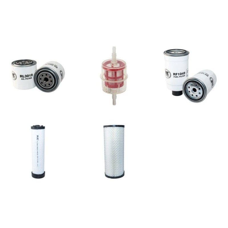 MASSEY FERGUSON MF 516 XP Filter Service Kit Air Oil Fuel Filters