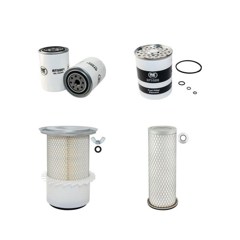 MASSEY FERGUSON MF 60 HX SERIE T        . Filter Service Kit Air Oil Fuel Filters w/Perkins  Eng.