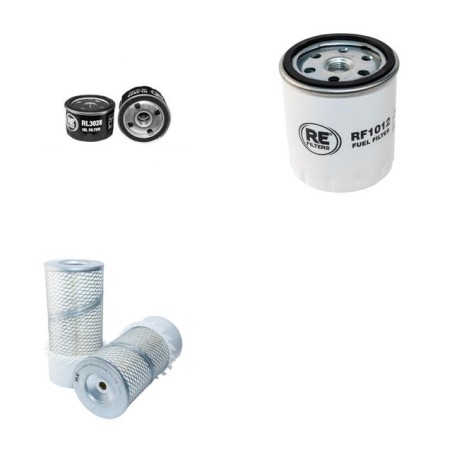 MATHIEU YNO C 250 Filter Service Kit Air Oil Fuel Filters w/Lombardini  Eng.
