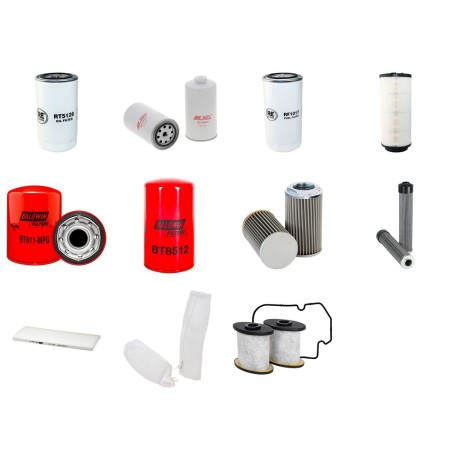 MATHIEU YNO CR 540 Filter Service Kit w/IVECO F4HE9484 Eng.   YR  2014-