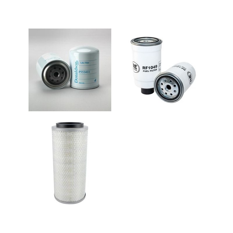 MATHIEU YNO RAVO 340 Filter Service Kit Air Oil Fuel Filters w/IVECO 8142.43 Eng.