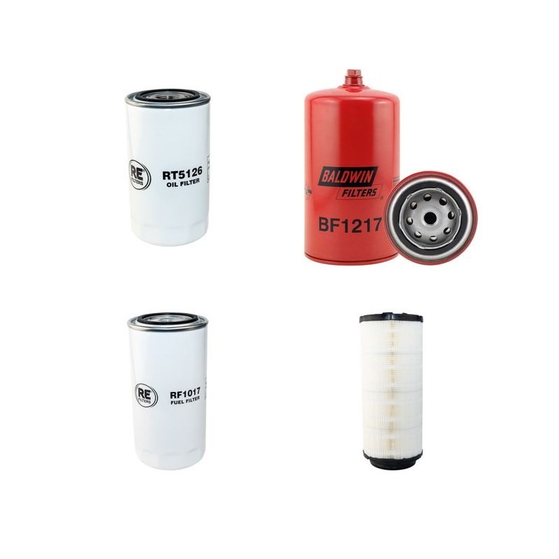 MATHIEU YNO RAVO 500 Filter Service Kit Air Oil Fuel Filters w/IVECO-Cummins  Eng.