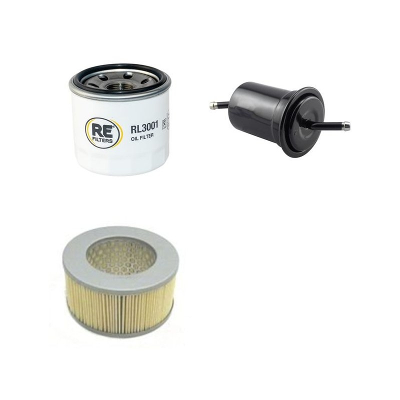 MAZDA 121 1.3I 16V Filter Service Kit w/ B3 Eng. SN  300000- YR  01.91-  DA 13
