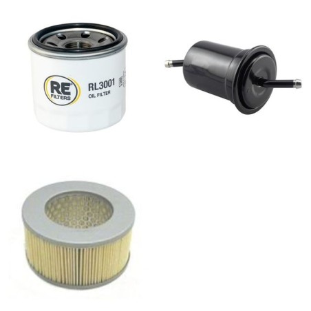 MAZDA 121 1.3I 16V Filter Service Kit w/ B3 Eng. SN  300000- YR  01.91-  DA 13