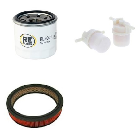 MAZDA 323 1.3 Filter Service Kit w/ E3 Eng.   YR  08.88-09.89  BF
