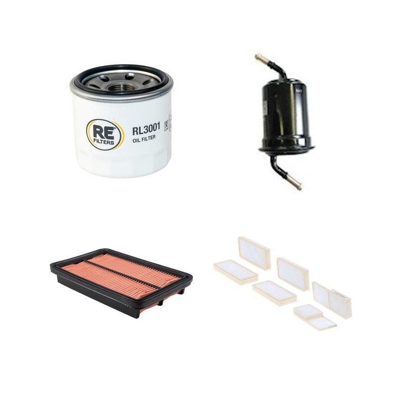MAZDA 323 1.3I Filter Service Kit w/ B3 Eng.   YR  06.94-10.98  BA