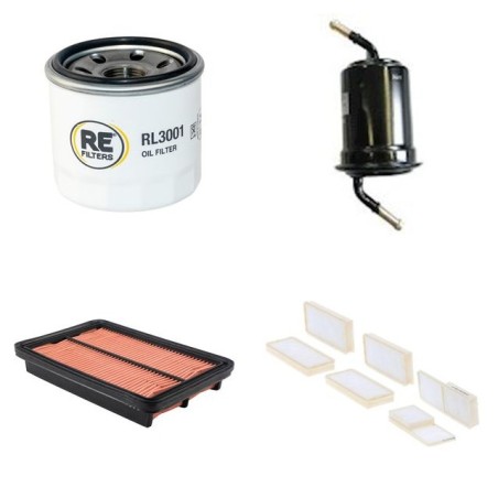 MAZDA 323 1.5I 16V Filter Service Kit w/ZS-DE Eng.   YR  06.94-  BA
