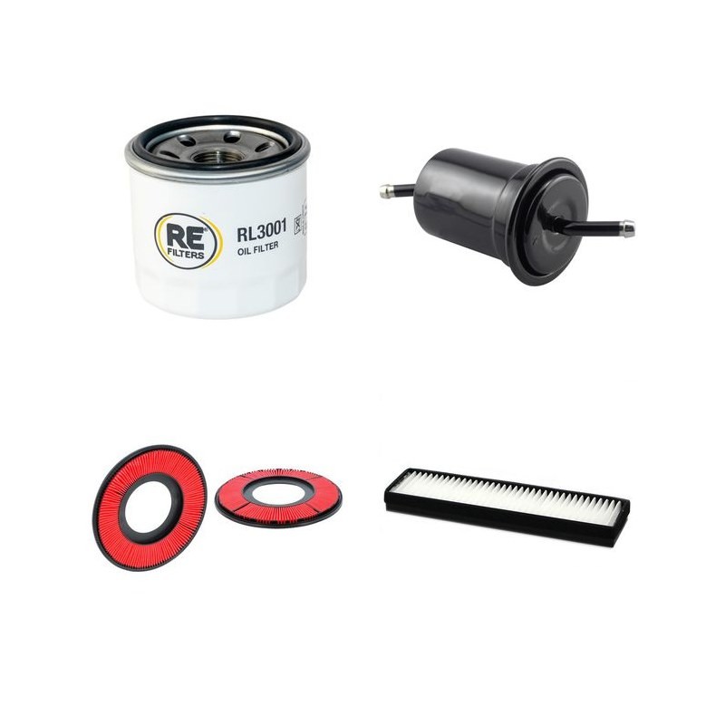 MAZDA 323 1.6 Filter Service Kit w/ B6 Eng.   YR  09.89-06.94  BG 13