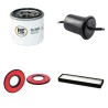 MAZDA 323 1.6 Filter Service Kit w/ B6 Eng.   YR  09.89-06.94  BG 13