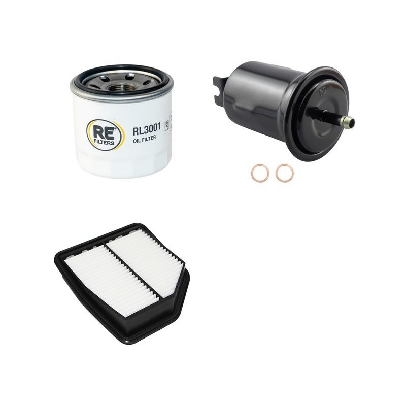 MAZDA 323 1.6I 4WO TURBO Filter Service Kit w/ B6 Eng.   YR  06.86-09.89  BF