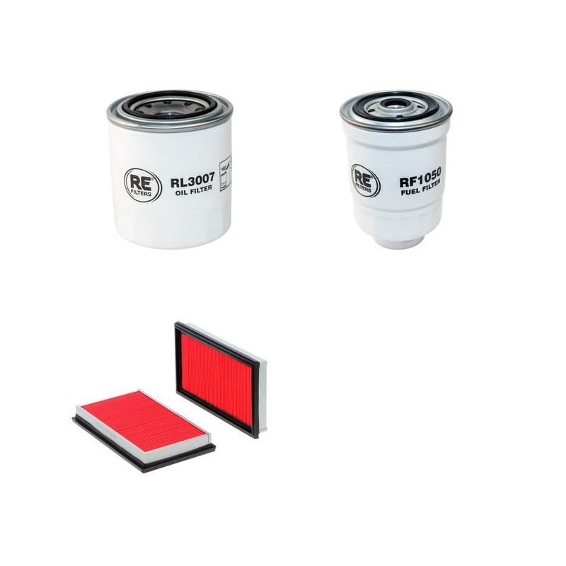 MAZDA 323 1.7 TURBO DIESEL Filter Service Kit w/ISUZU TCA4EE1 Eng.   YR  02.95-10.98  BHA