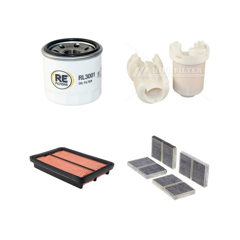 MAZDA 323 1.8I 16V Filter Service Kit w/ FP Eng.   YR  09.98-02.01 114 CH BJ