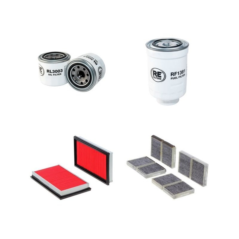 MAZDA 323 2.0 DTI Filter Service Kit w/ RF Eng.   YR  09.98-02.01 100 CH BJ