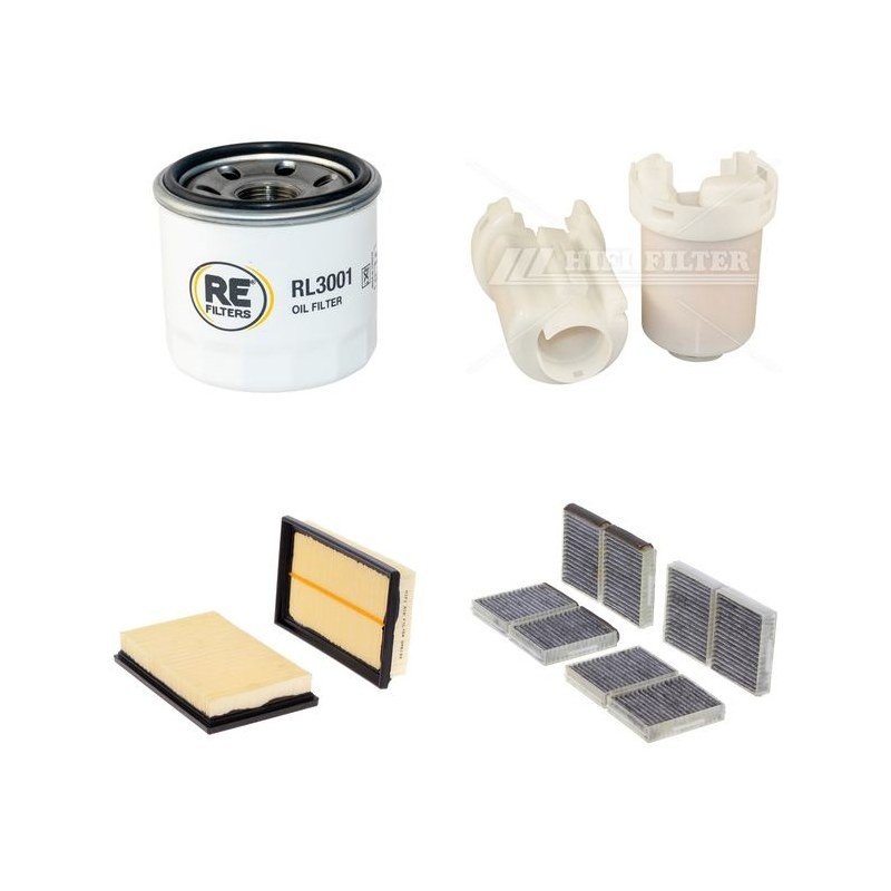 MAZDA 323 F 1.3I 16V Filter Service Kit w/ B3ME Eng.   YR  09.98-02.01 73 CH BA/BJ