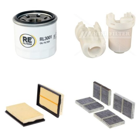 MAZDA 323 F 1.3I 16V Filter Service Kit w/ B3ME Eng.   YR  09.98-02.01 73 CH BA/BJ