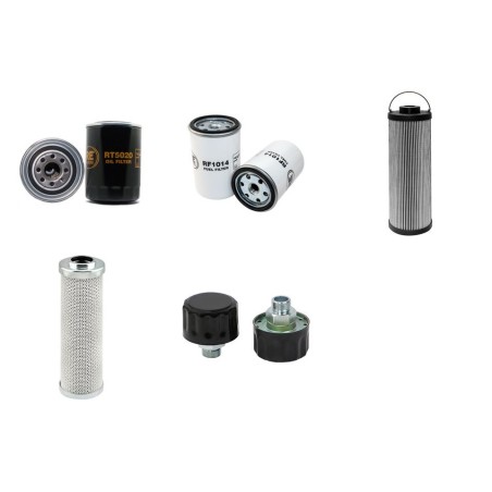MECALAC 11 CX Filter Service Kit w/Deutz  Eng. SN  1144-2710