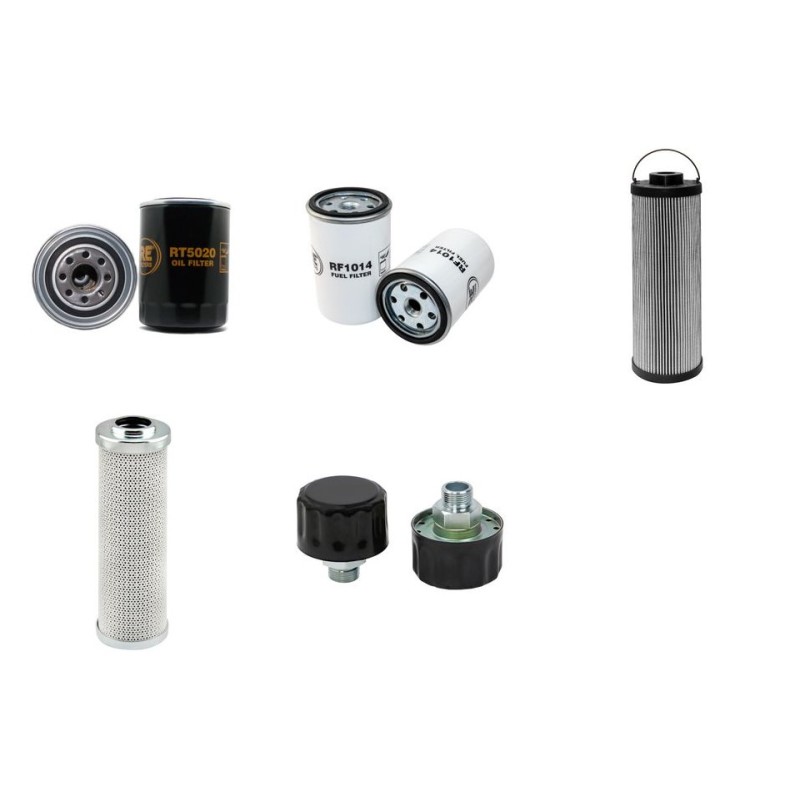 MECALAC 11 CXI Filter Service Kit w/Deutz  Eng. SN  5000-6570