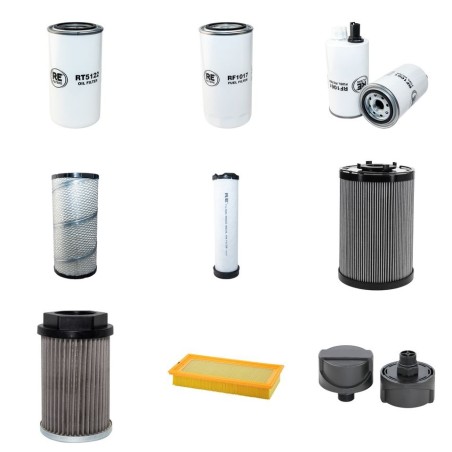 MECALAC 12 MTX SPEEDER Filter Service Kit w/Cummins QSB4.5 Eng.   YR  2013-