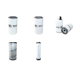 MECALAC 12 MTX SPEEDER Filter Service Kit Air Oil Fuel Filters w/Cummins QSB4.5 Eng.   YR  2013-