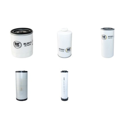 MECALAC 6 MCR Filter Service Kit Air Oil Fuel Filters w/Deutz TD2.9L4 Eng. SN  120015- YR  2013-  TIER 4i