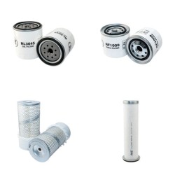 MECALAC 8CXI Filter Service Kit Air Oil Fuel Filters w/ISUZU