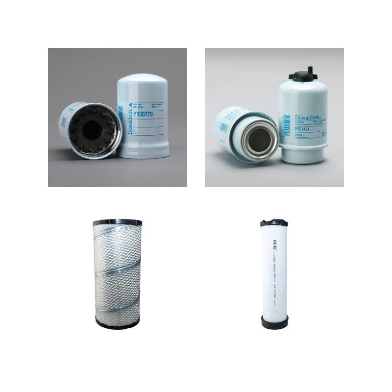 MENART TR 1850 Filter Service Kit Air Oil Fuel Filters w/JOHN DEERE 4045DF270 Eng.
