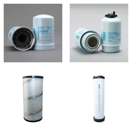 MENART TR 1850 Filter Service Kit Air Oil Fuel Filters w/JOHN DEERE 4045DF270 Eng.