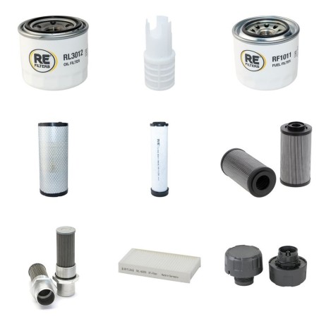 MENZI MUCK 100 NA Filter Service Kit w/Yanmar 4TNV98 Eng.