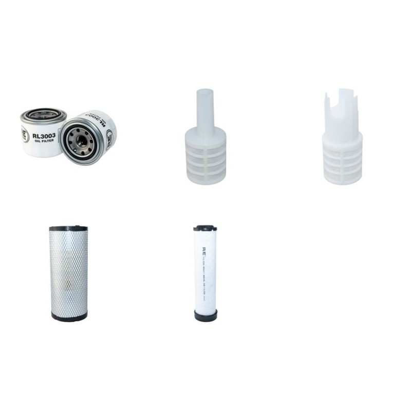 MENZI MUCK 100 VM Filter Service Kit Air Oil Fuel Filters w/Yanmar 4TNV98-25PR Eng.   YR  2014